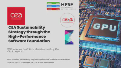 2025-06-16 PASC: CEA Sustainability Strategy through the High Performance Software Foundation.pdf